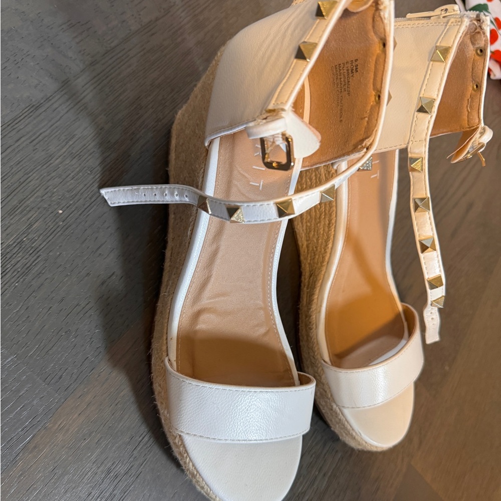 Espirit size 9.5 wedges (look like Valentino stud wedges)